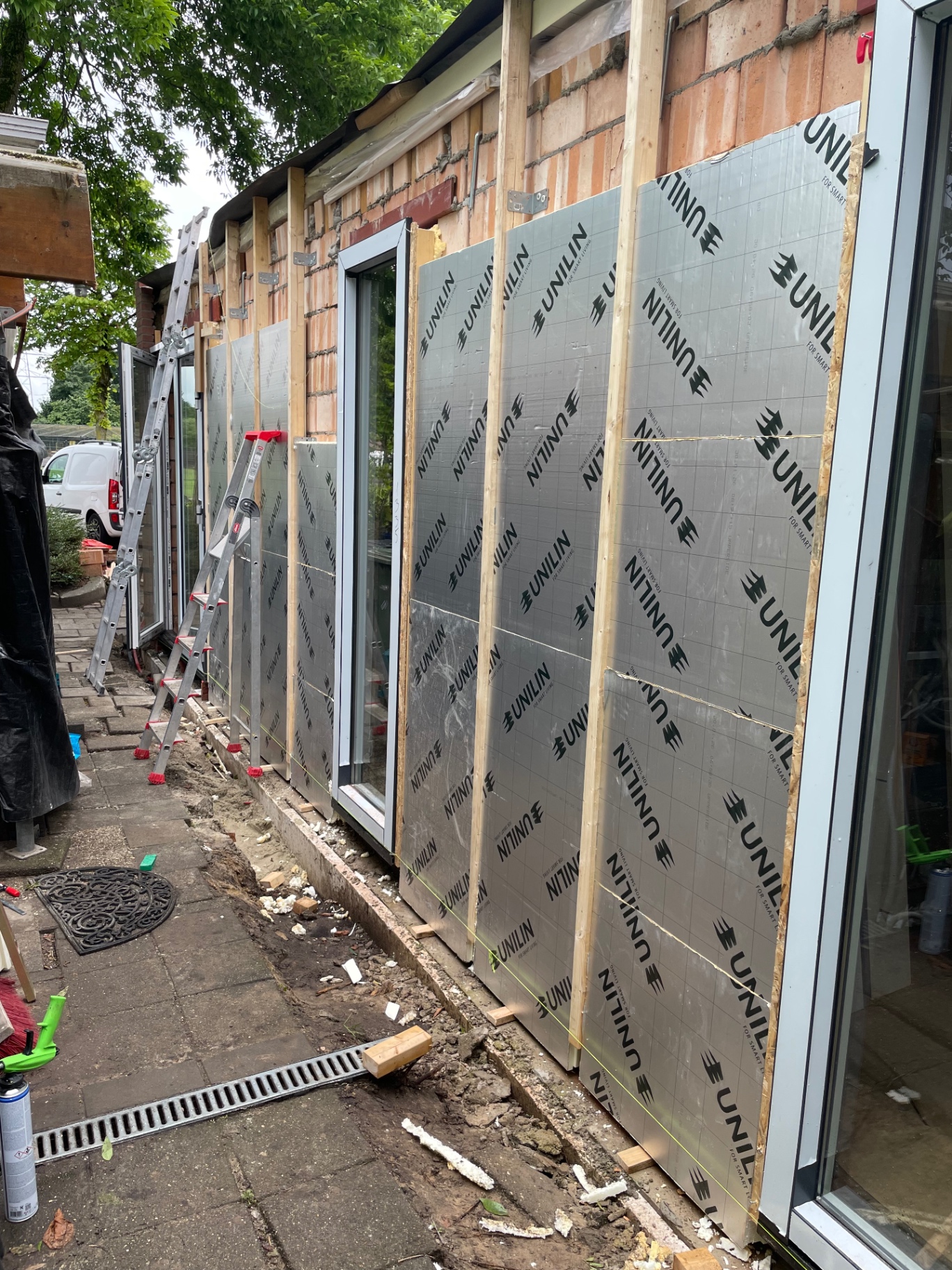 Van bestaande achterzijde naar complete woninguitbreiding – foto 7