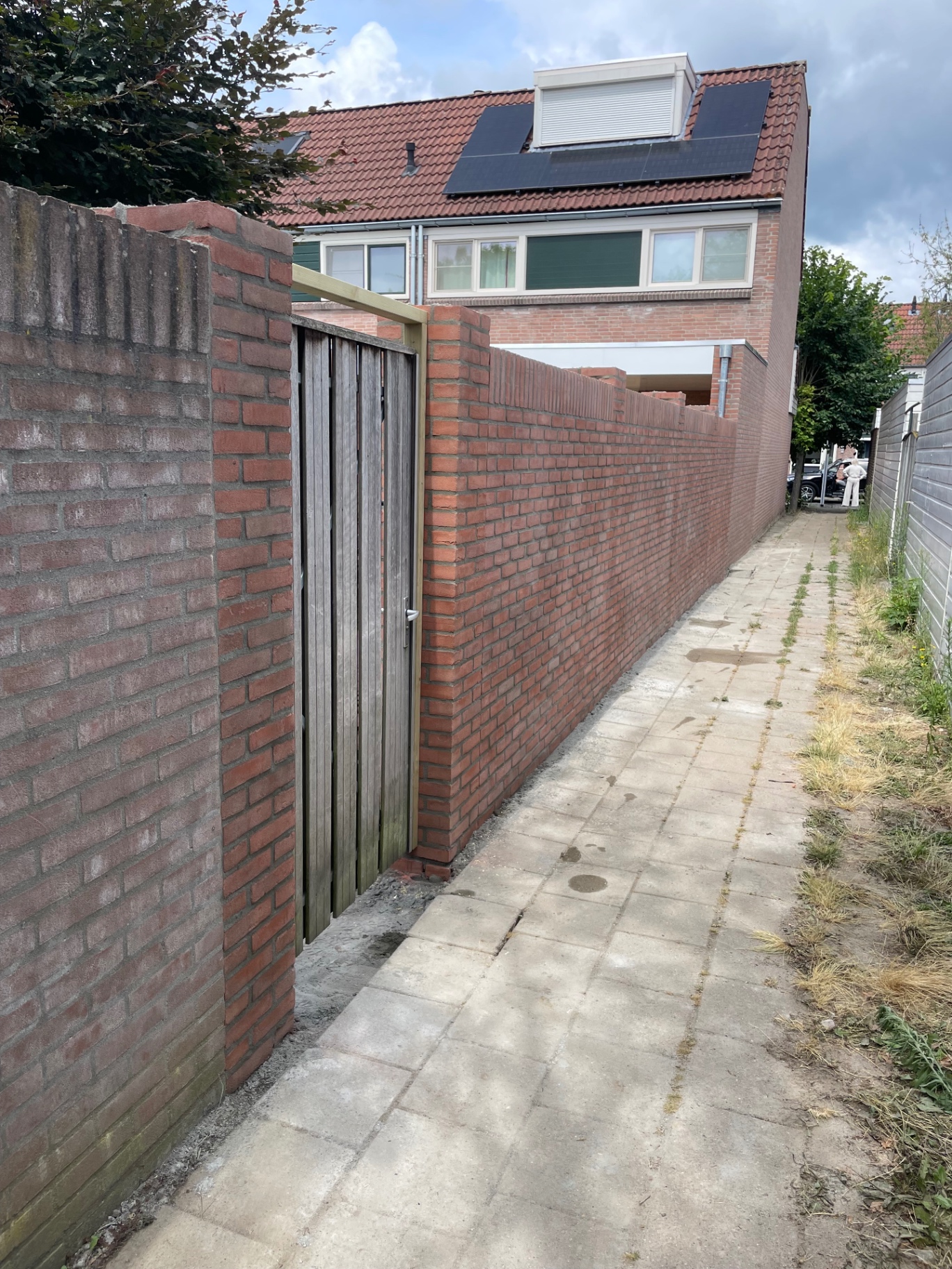 Aanbouw en tuinmuur – foto 10