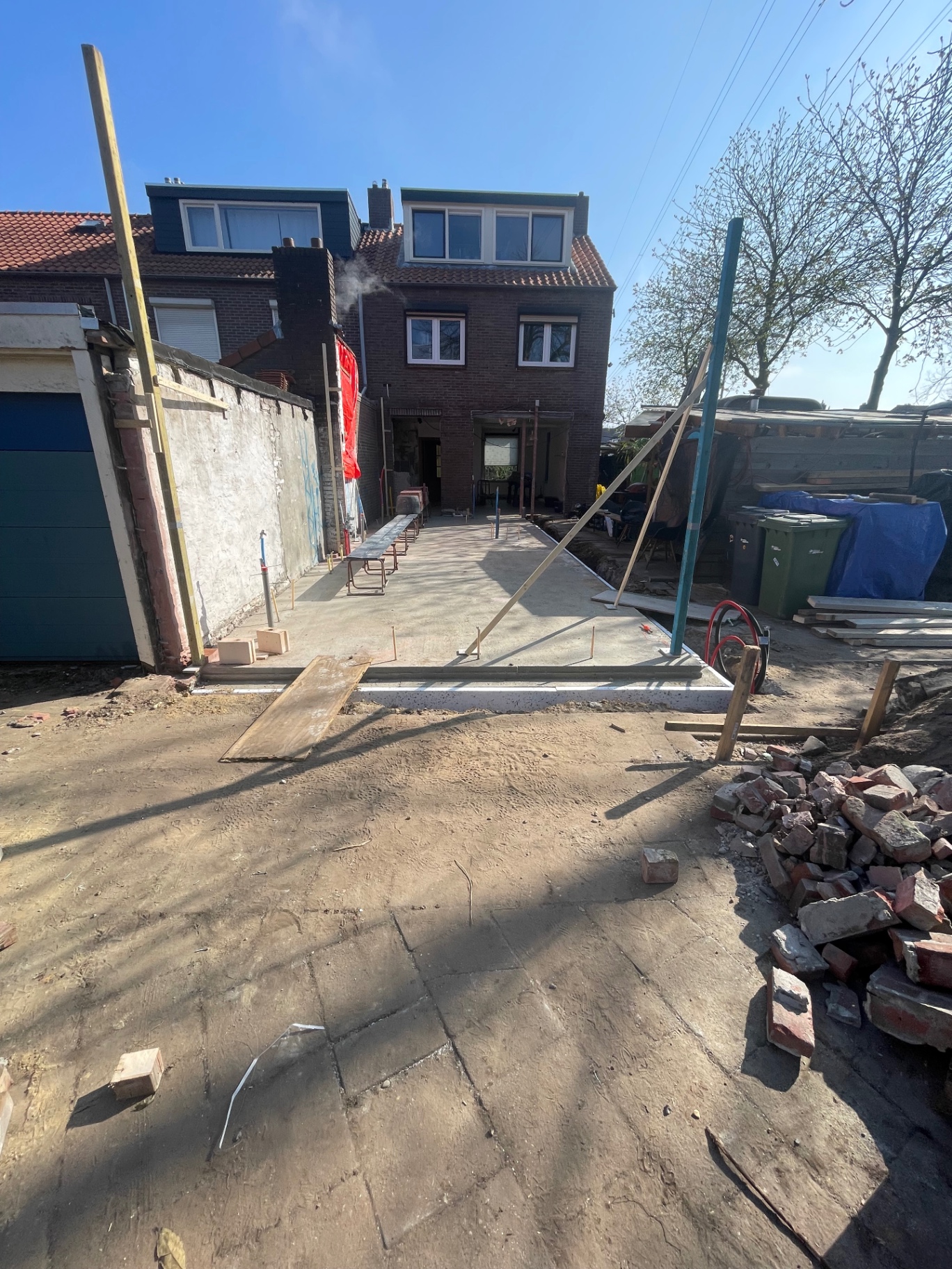 Van bestaande achterzijde naar complete woninguitbreiding – foto 4